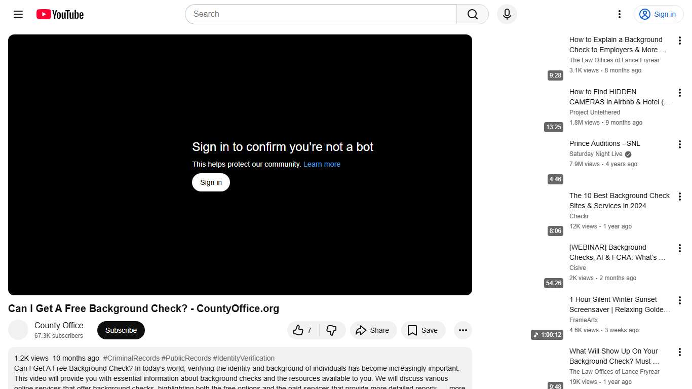 Can I Get A Free Background Check? - CountyOffice.org - YouTube